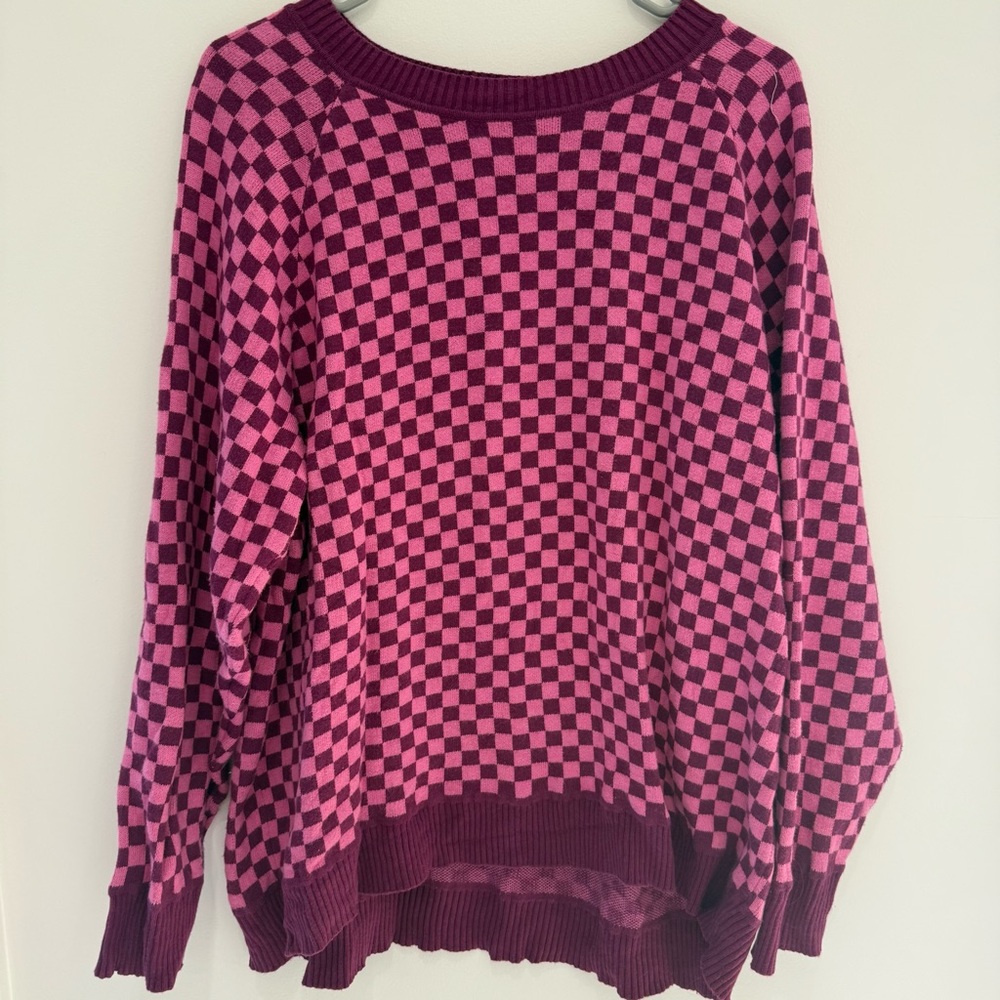 Future collective checkered sweater